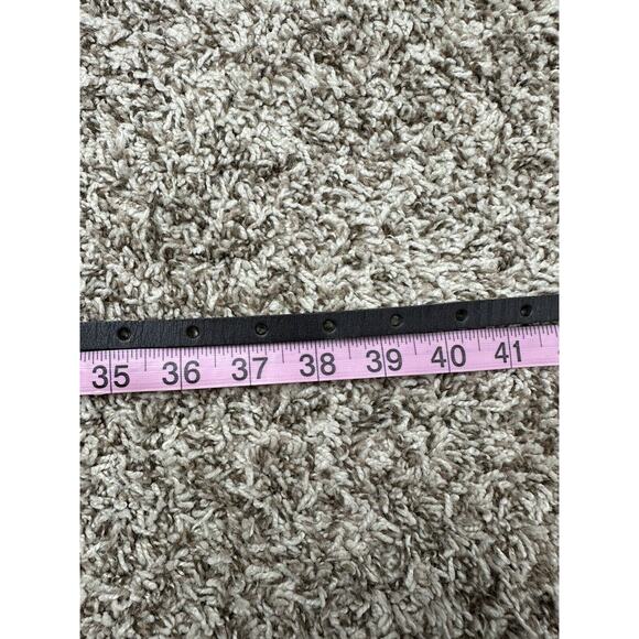 Fossil Multi Ring Keeper Chocolate Brown Leather Belt Slim Large - Picture 6 of 11